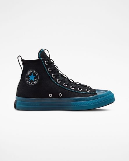 Dámské Boty Vysoké Converse Chuck Taylor All Star CX Explore Černé Blankyt Bílé | CZ HZEF28